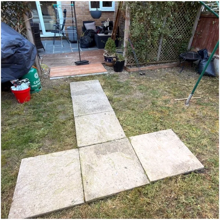 Garden cleared and path opened up